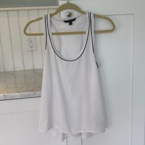 Bananna republic white tank top